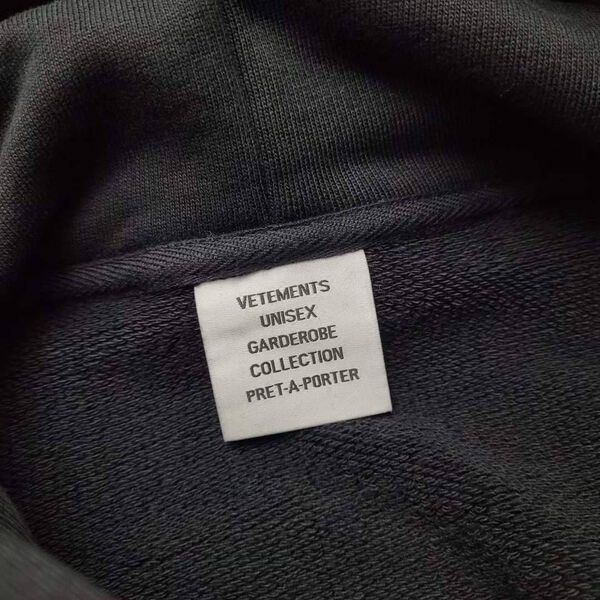 Мужское худи Vetements мужской черный 136538-4