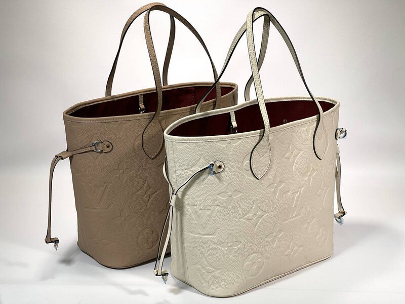 Сумка Louis Vuitton женский кожа бежевый 111009-2