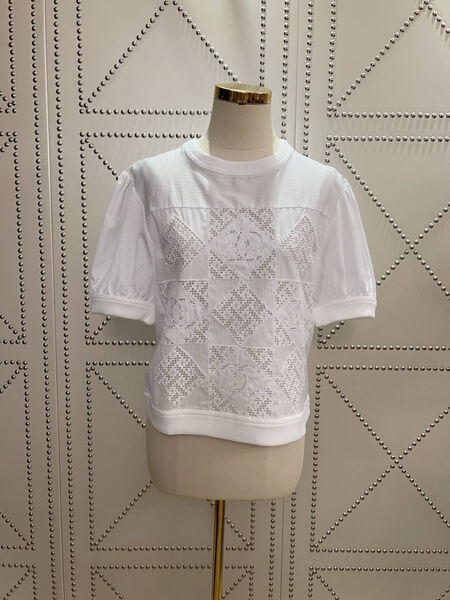 Футболка Chanel женский белый 187368-2