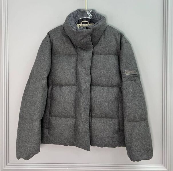 Пуховик Brunello Cucinelli женский графитовый 129985