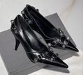 Туфли Balenciaga женский кожа черный 99084-1