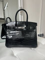 Сумка Hermès Birkin 30 женский кожа черный 140345-4