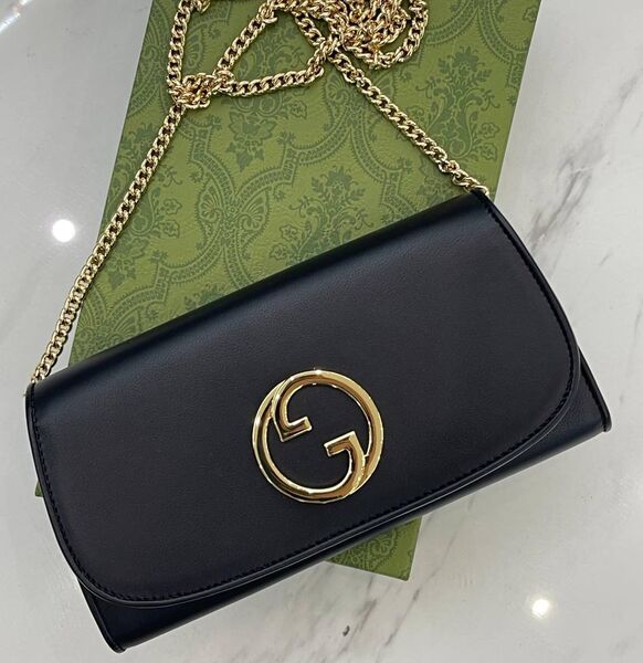 Сумка клатч Gucci женский черный 135664