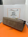 Сумка Hermèskelly Pochette женский замша графитовый 155743-7