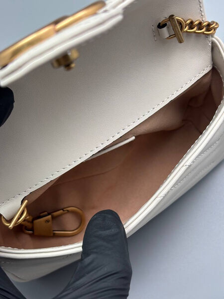 Сумка Gucci женский кожа белый 195345-4