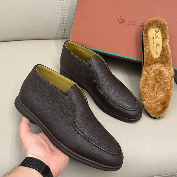 Мужские лоферы Loro Piana мужской кожа 135726-13