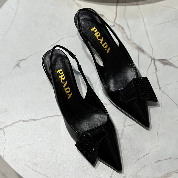 Туфли Prada женский кожа черный 138734-7