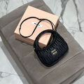 Сумка Miu Miu Wander женский кожа черный 112258-2