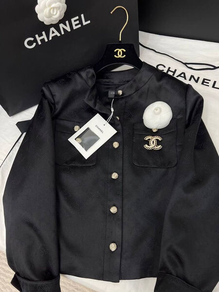 Рубашка Chanel женский черный 197694