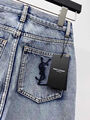 Джинсы Saint Laurent женский джинса синий 99686-1