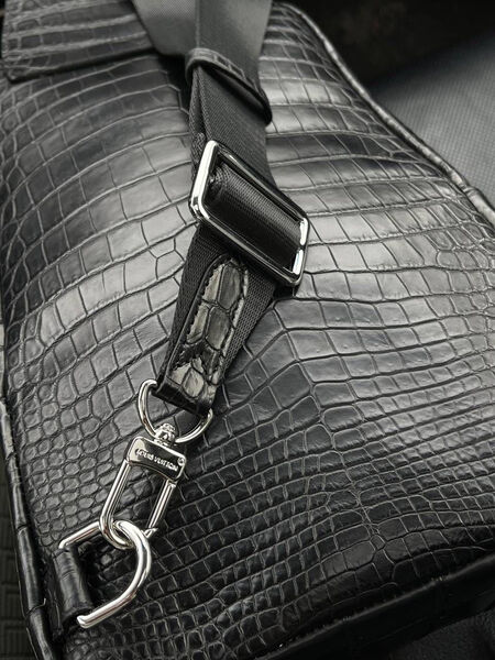 Мужская сумка слинг Louis Vuitton мужской кожа черный 113431-5