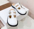 Мюли Loewe женский кожа белый 150254-1