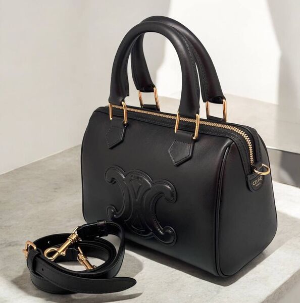 Сумка Celine женский кожа черный 159484