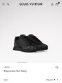 Мужские кроссовки Louis Vuitton мужской кожа черный 172993-6
