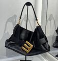 Сумка Balmain женский кожа черный 197084-1