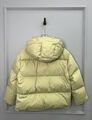 Пуховик Moncler женский горчичный 128856-2