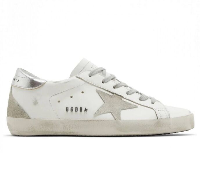 Кеды Golden Goose женский кожа белый 197210