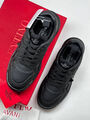 Мужские кроссовки Valentino мужской кожа черный 140375-6