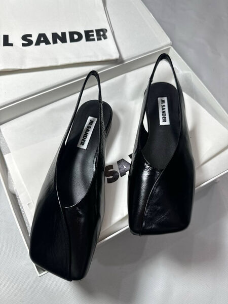 Туфли Jil Sander женский кожа черный 148659-2