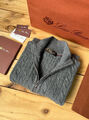 Мужской джемпер Loro Piana мужской вязаная ткань графитовый 133457-8