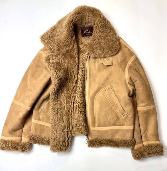 Дубленка Loro Piana женский замша песочный 166658