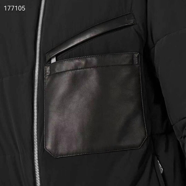 Мужской пуховик Hermès мужской черный 167820-18