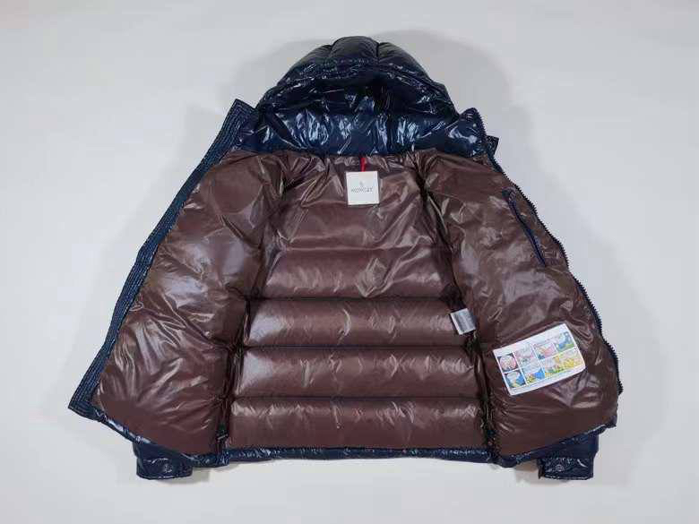 Мужской пуховик Moncler мужской синий 166513-3