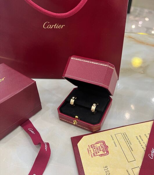 Серьги Cartier золотистый 175511