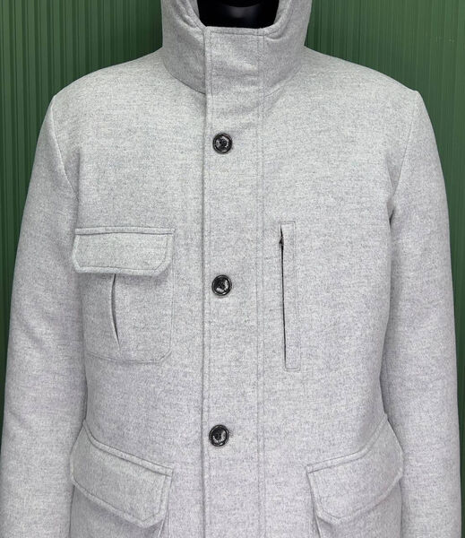 Мужской пуховик Loro Piana мужской графитовый 134960-5