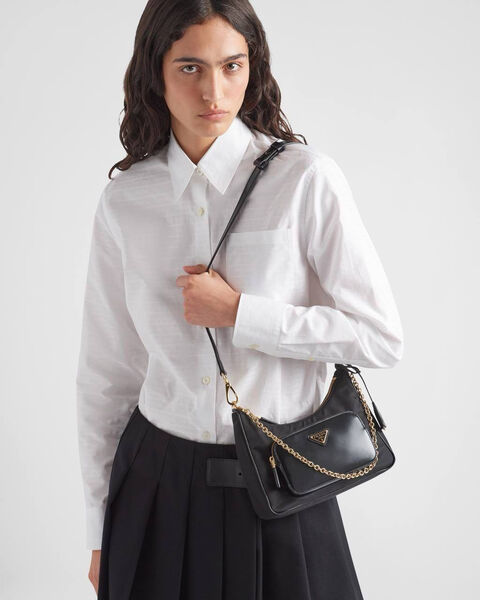 Сумка Prada женский кожа черный 137801-2