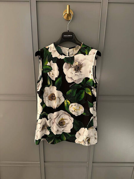 Костюм Dolce & Gabbana женский шелк болотный 184719-2