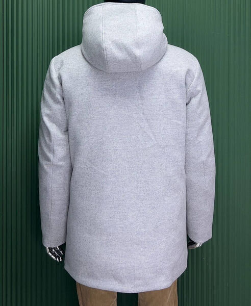 Мужской пуховик Loro Piana мужской графитовый 134960-2