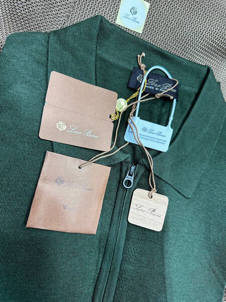 Мужское поло Loro Piana мужской болотный 157298-4