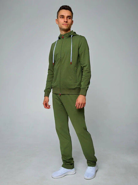 Мужской костюм Kiton мужской болотный 157865-4
