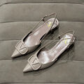 Туфли Valentino женский кожа бежевый 121279-3