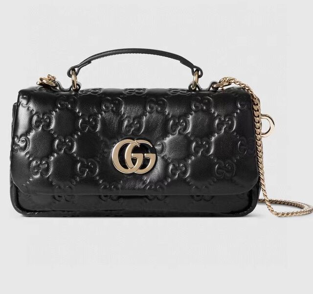 Сумка Gucci женский кожа черный 165497