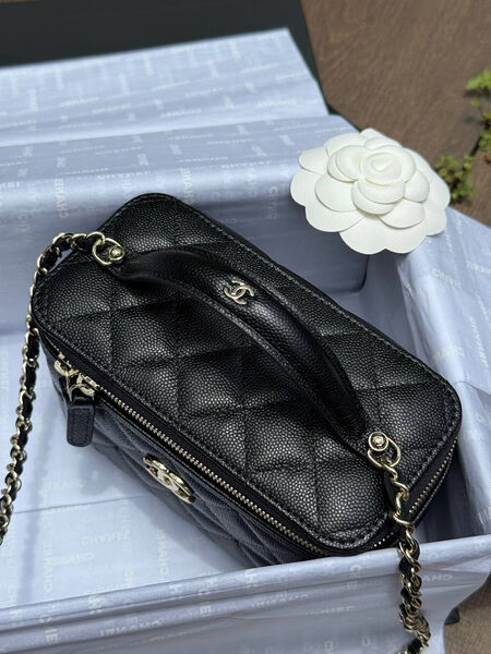 Сумкa Chanel женский кожа черный 189342-3
