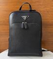 Мужской рюкзак Prada мужской кожа черный 190568-1