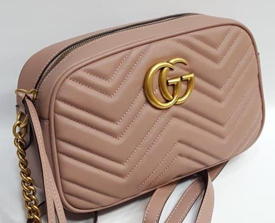 Сумка Gucci Gg Marmont женский кожа бежевый 75155