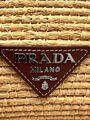 Сумка Prada женский солома бежевый 149766-3