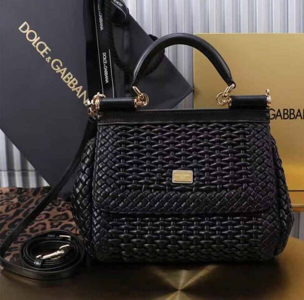 Сумка Dolce & Gabbana женский кожа epi черный 192123