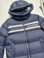 Мужской пуховик Gucci мужской синий 168870-2