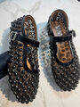 Балетки Alaïa женский кожа черный 185493-2