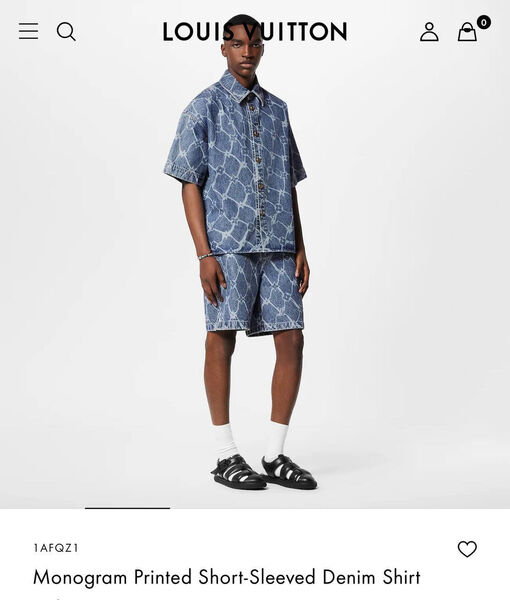 Мужской костюм Louis Vuitton мужской синий 155271-6