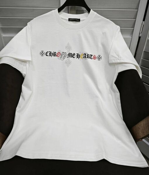 Футболка Chrome Hearts женский белый 177289