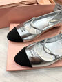 Туфли Miu Miu женский кожа графитовый 135083-2