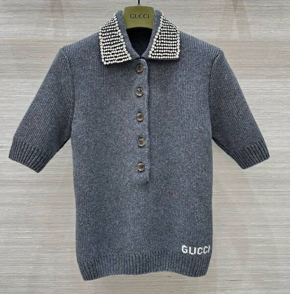 Поло Gucci женский графитовый 170996