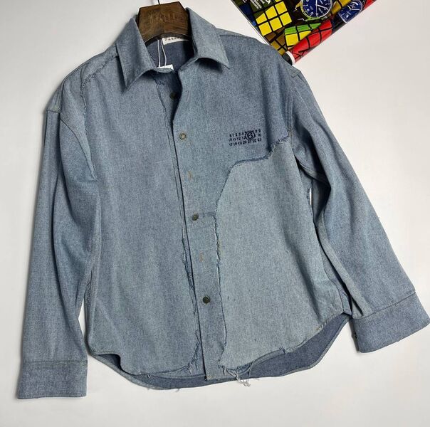 Мужская рубашка Maison Margiela мужской бирюзовый 144661