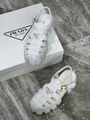Сандалии Prada женский кожа белый 116694-3