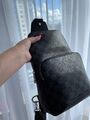 Мужская сумка слинг Louis Vuitton мужской кожа черный 42966-2